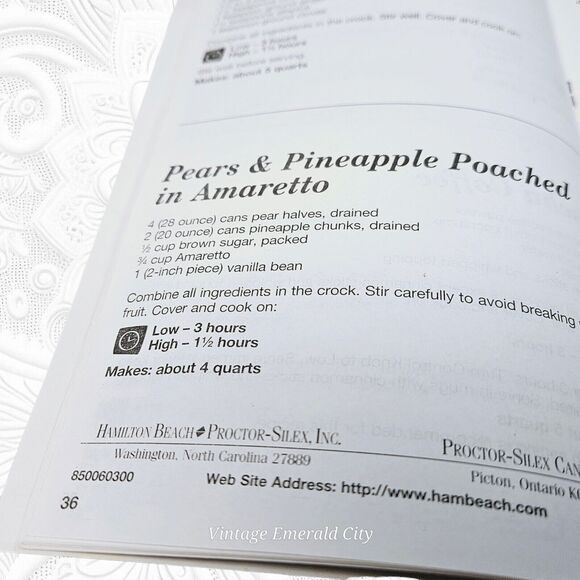 One Step Prep Slow Cooker Recipe Book English & French Language Vintage Booklet - Picture 3 of 7